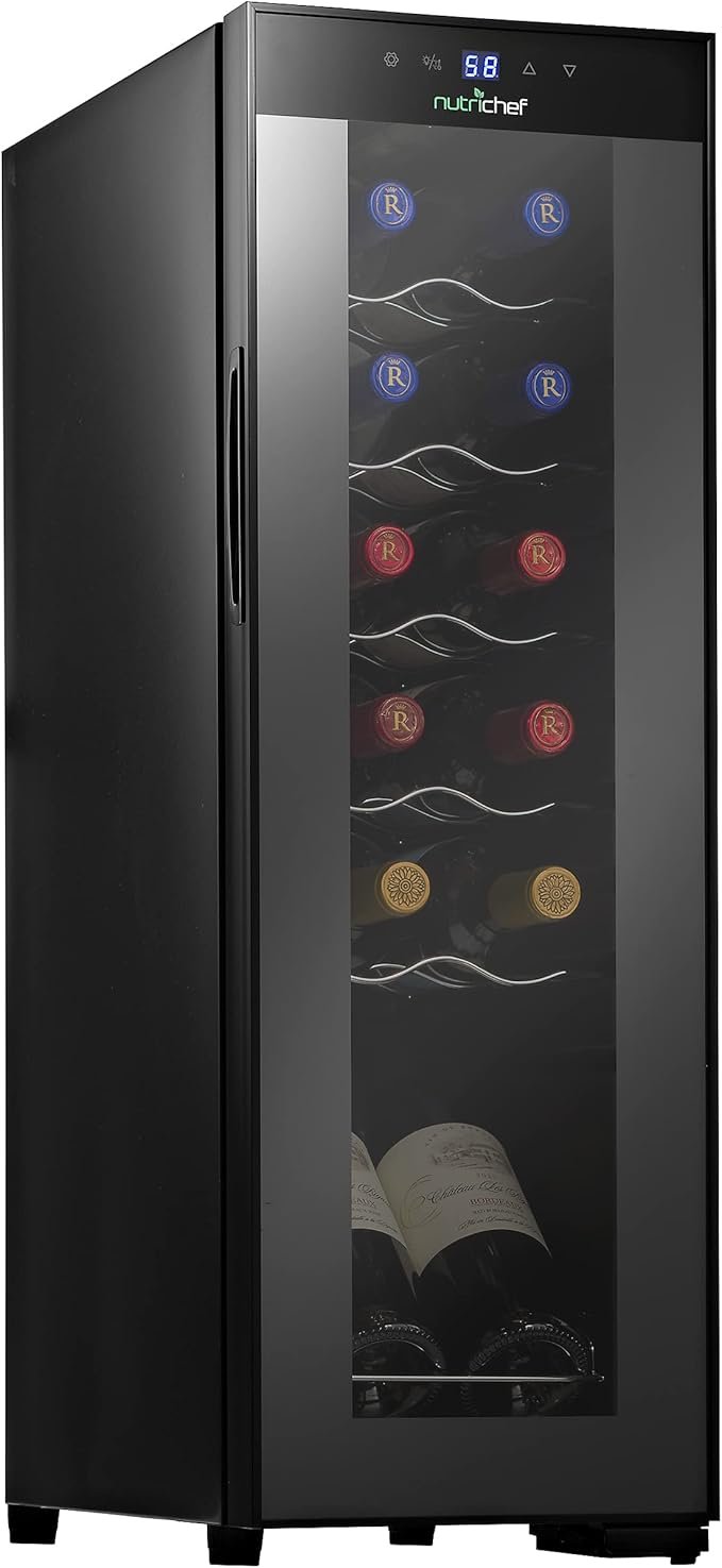 NutriChef PKCWC120 Wine Fridge Cabinet