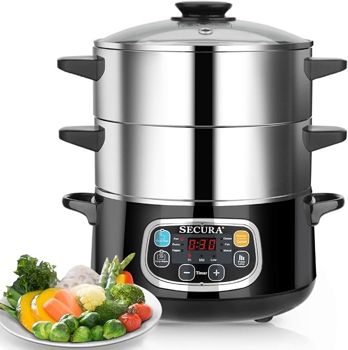 Secura Stainless Steel Food Steamer Reviews